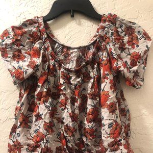 floral blouse top
